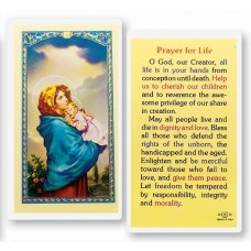 Prayer for Life Holy Card